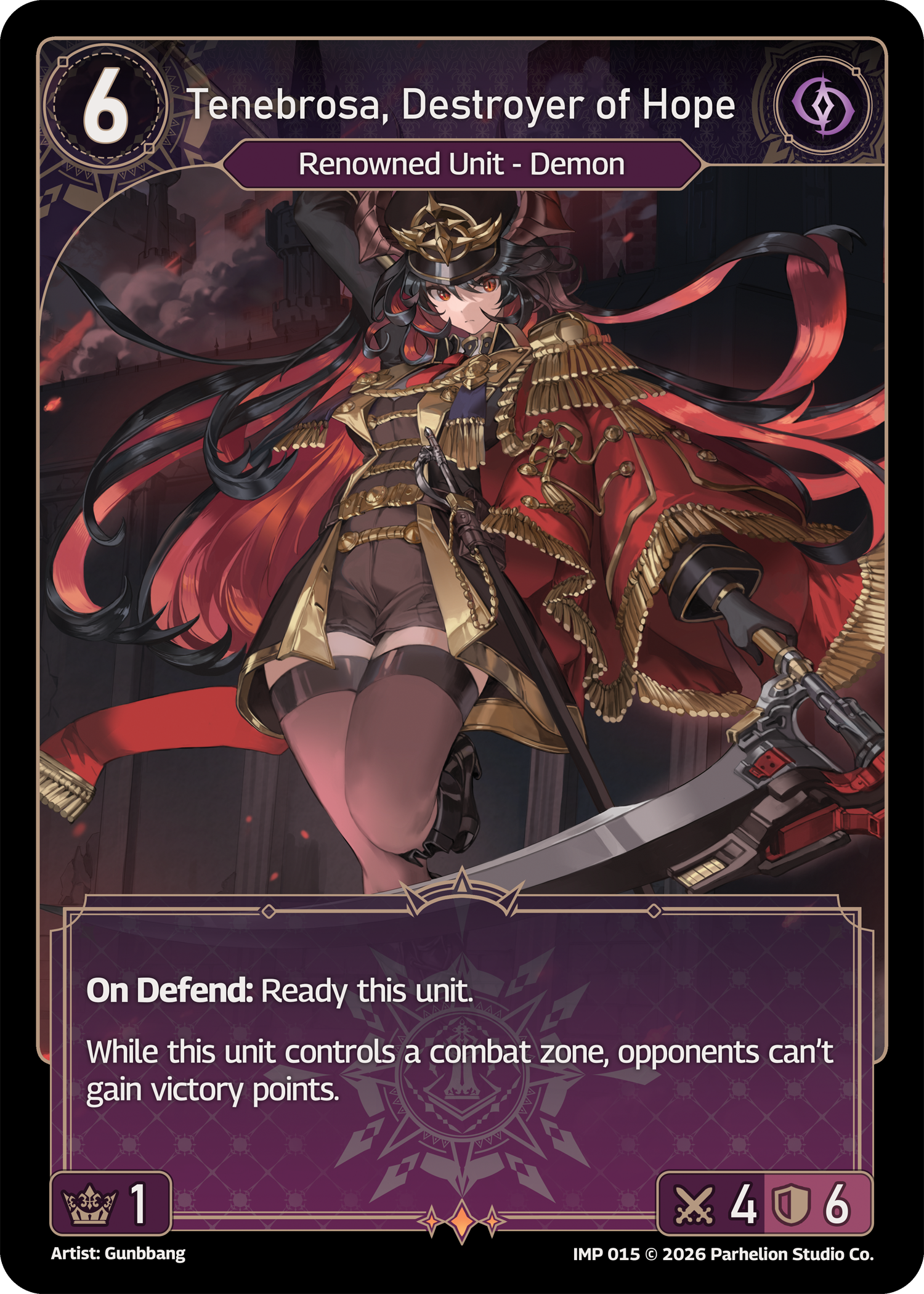 Tenebrosa, Destroyer of Hope