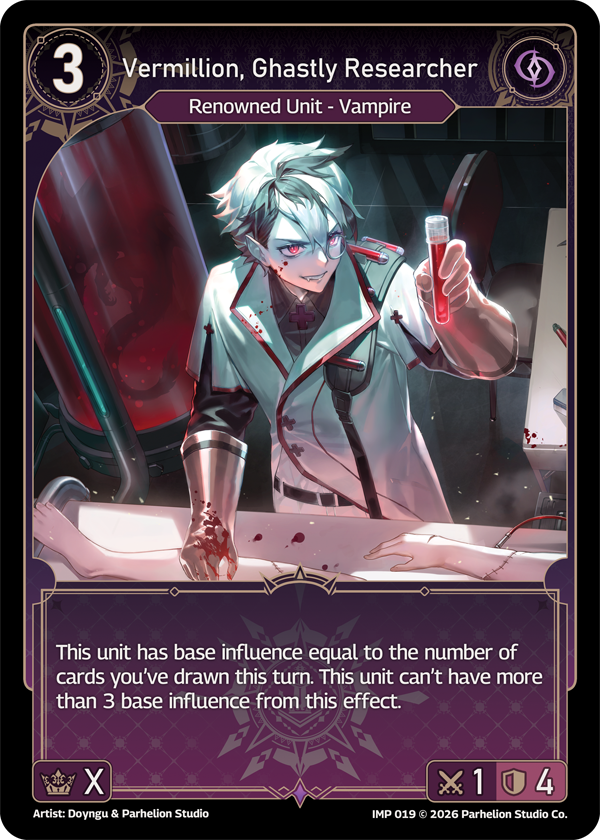 Vermillion, Ghastly Researcher