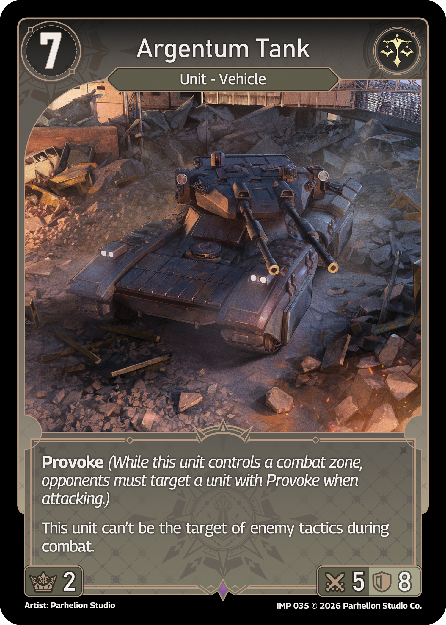 Argentum Tank