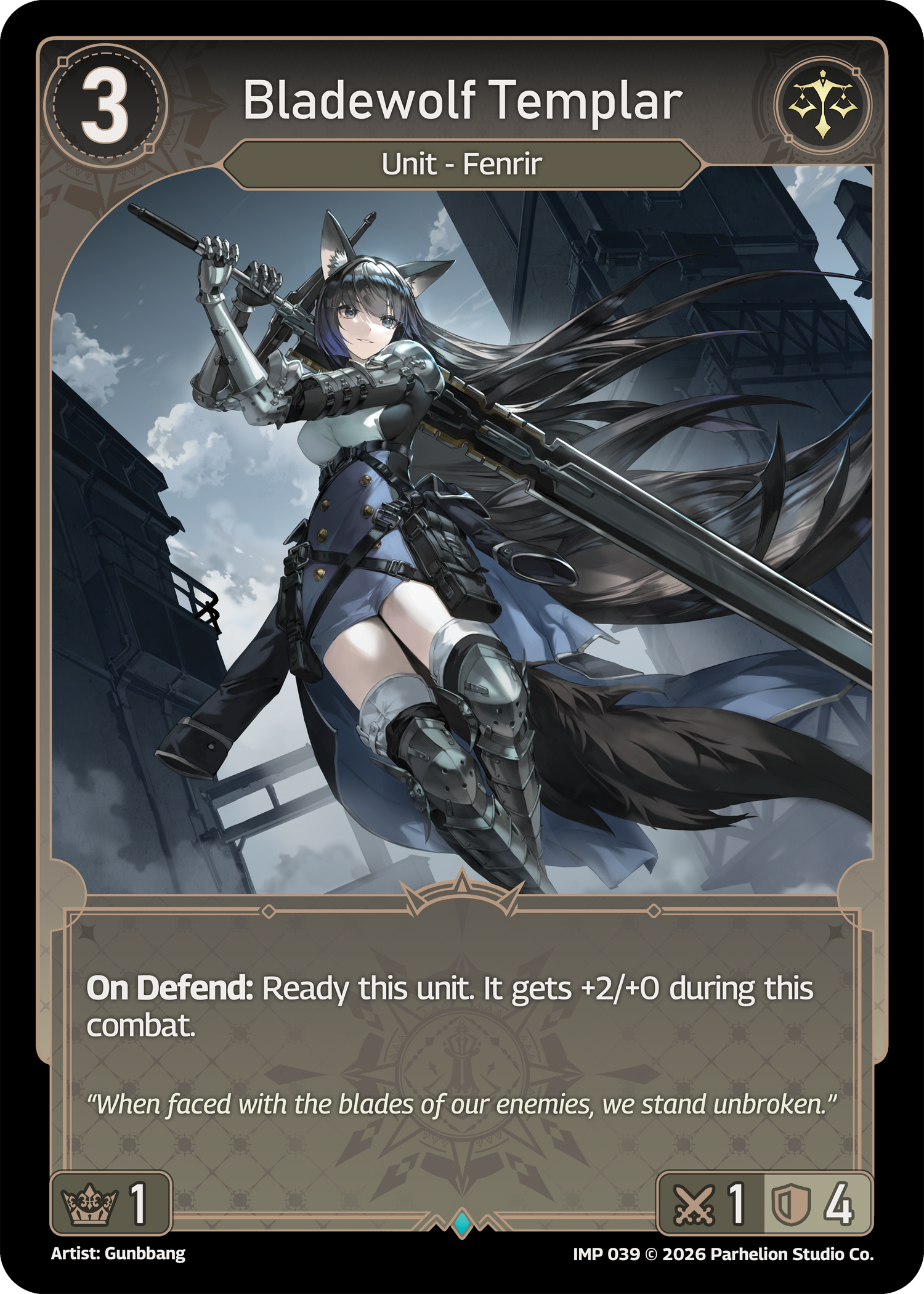 Bladewolf Templar