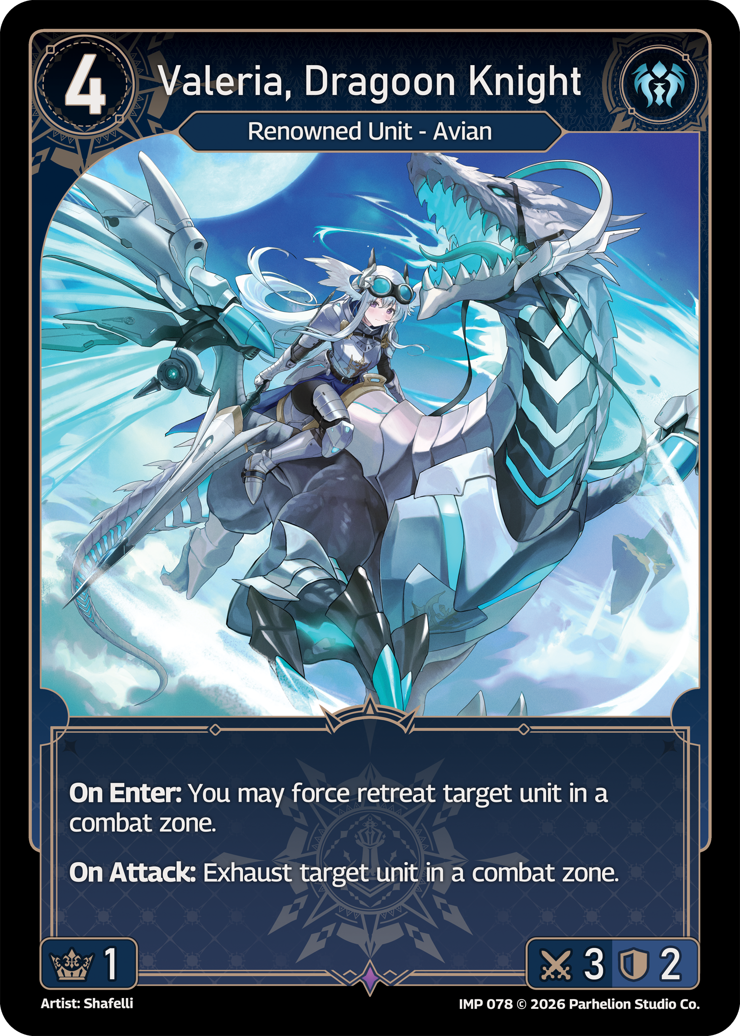 Valeria, Dragoon Knight