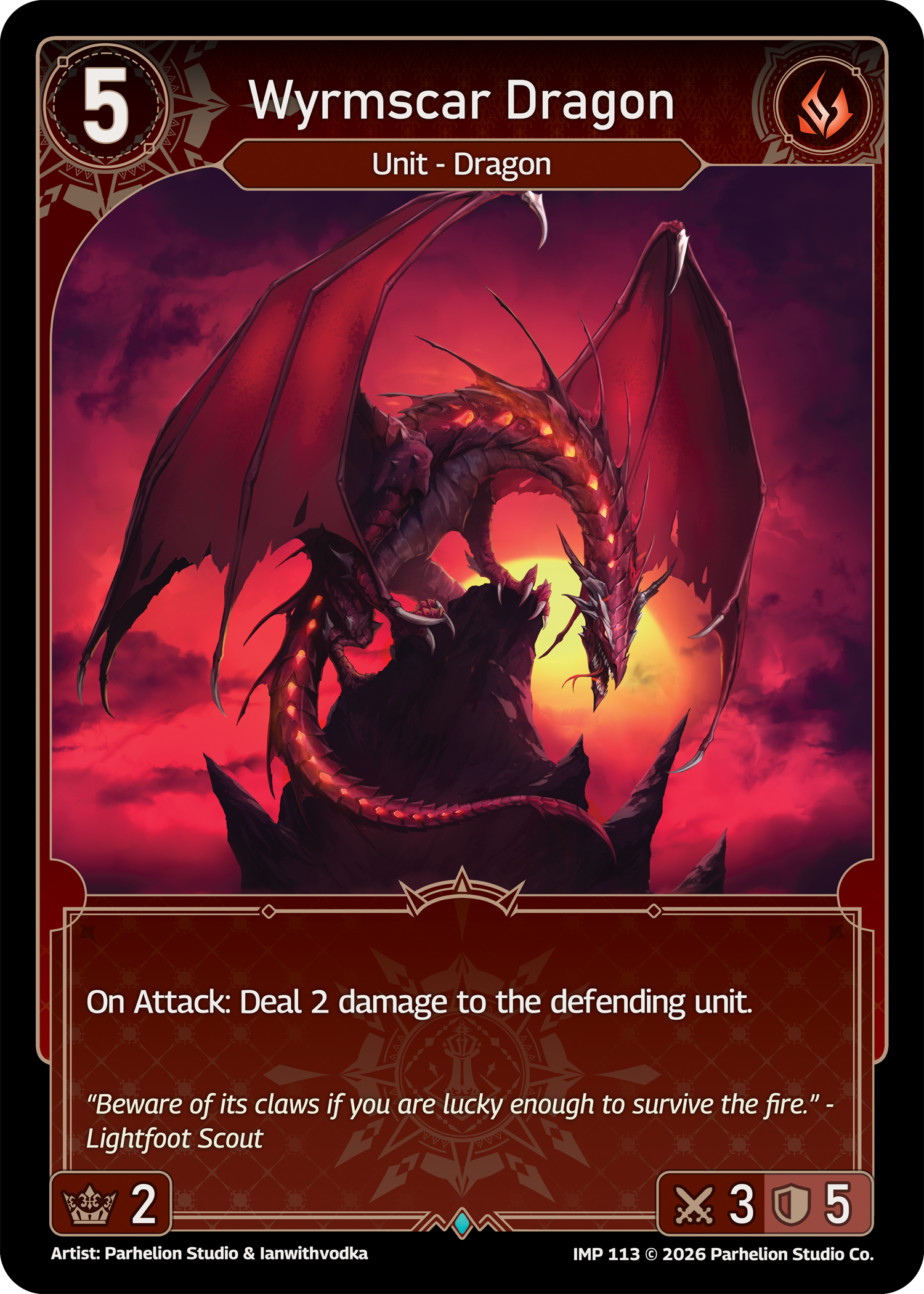 Wyrmscar Dragon