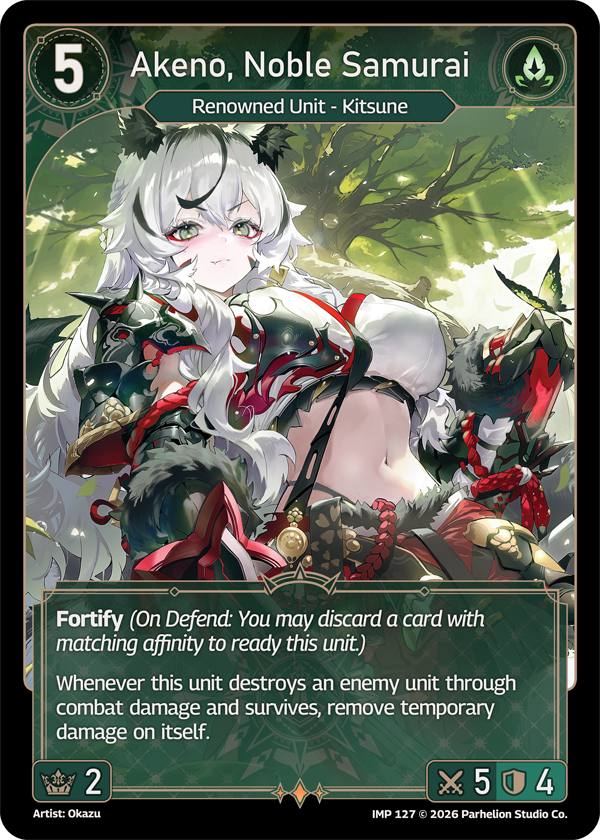 Akeno, Noble Samurai